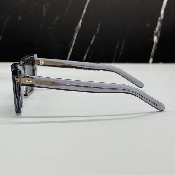 NEW GUCCI SUNGLASSES GG1520S 004 GRAY EYEWEAR - Picture 9 of 14